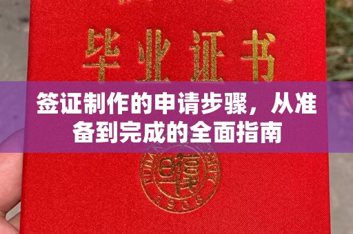 汝州签证制作的申请步骤，从准备到完成的全面指南