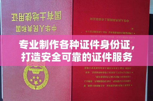汝州专业制作各种证件身份证，打造安全可靠的证件服务