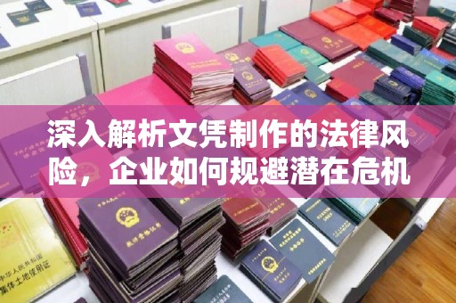 汝州深入解析文凭制作的法律风险，企业如何规避潜在危机