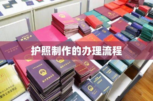 汝州护照制作的办理流程