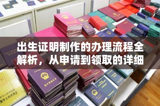 汝州出生证明制作的办理流程全解析，从申请到领取的详细指南